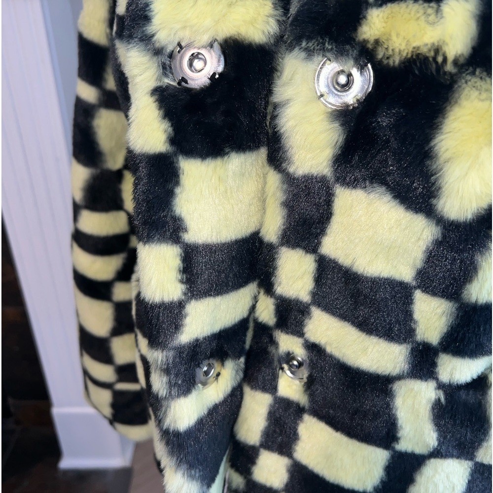 Dolls Kill x Girlfriend Material Fur Jacket - Picture 3 of 5